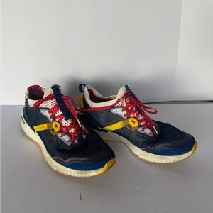Cole HAAN Blue and Yellow Retro Sneakers